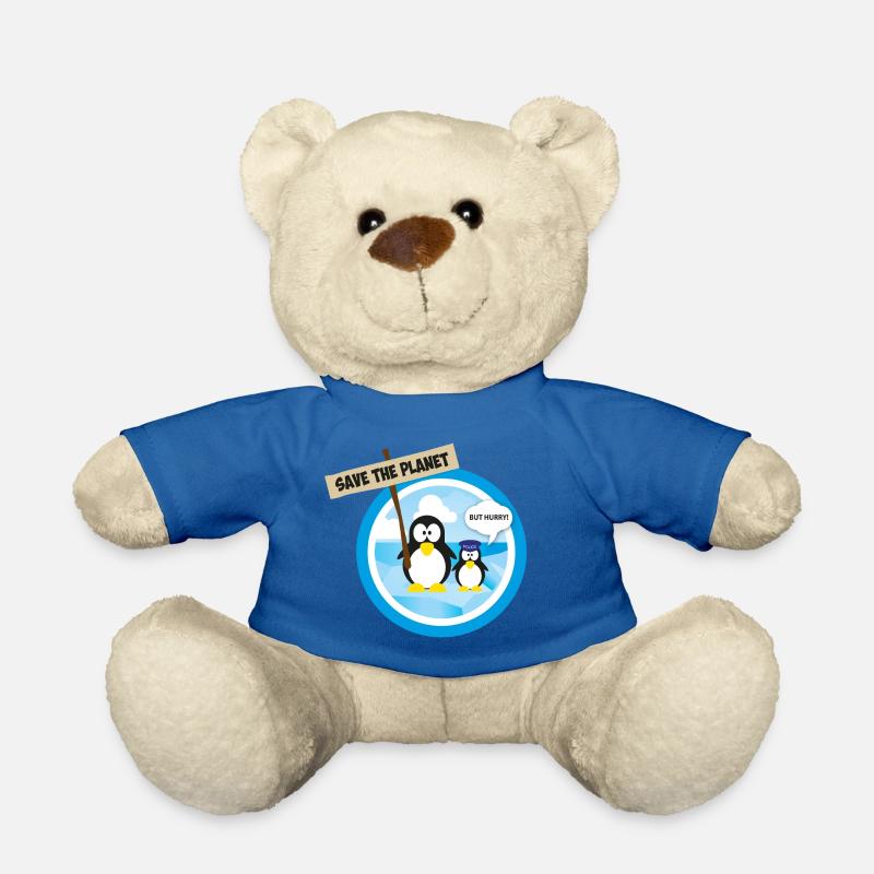 SAVE THE PLANET - Teddy - Königsblau