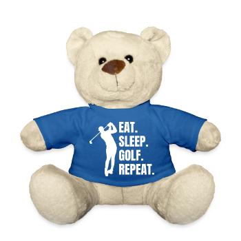 Golfers Golf Golf Club Golf Course - Teddy Bear - royal blue - Front