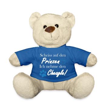 Scheiss auf den Prinzen, ich nehme den Cheagle! - Teddy - Königsblau - Vorne