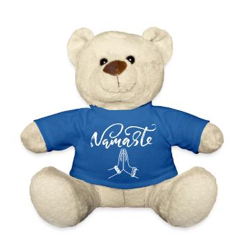 Namaste - Ich grüsse das Licht in uns allen - Teddy - Königsblau - Vorne