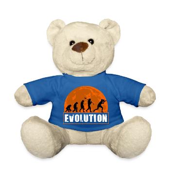 Évolution du tennis de table et du ping-pong - Nounours - bleu roi - Devant