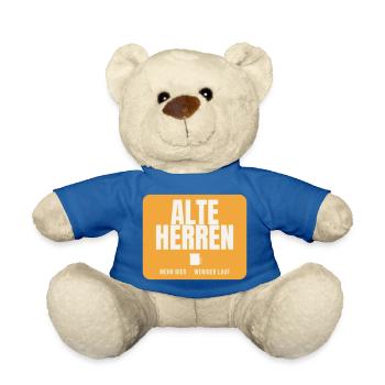 Alte Herren Fußball Bier Humor Amateurliga Verein - Teddy - Königsblau - Vorne