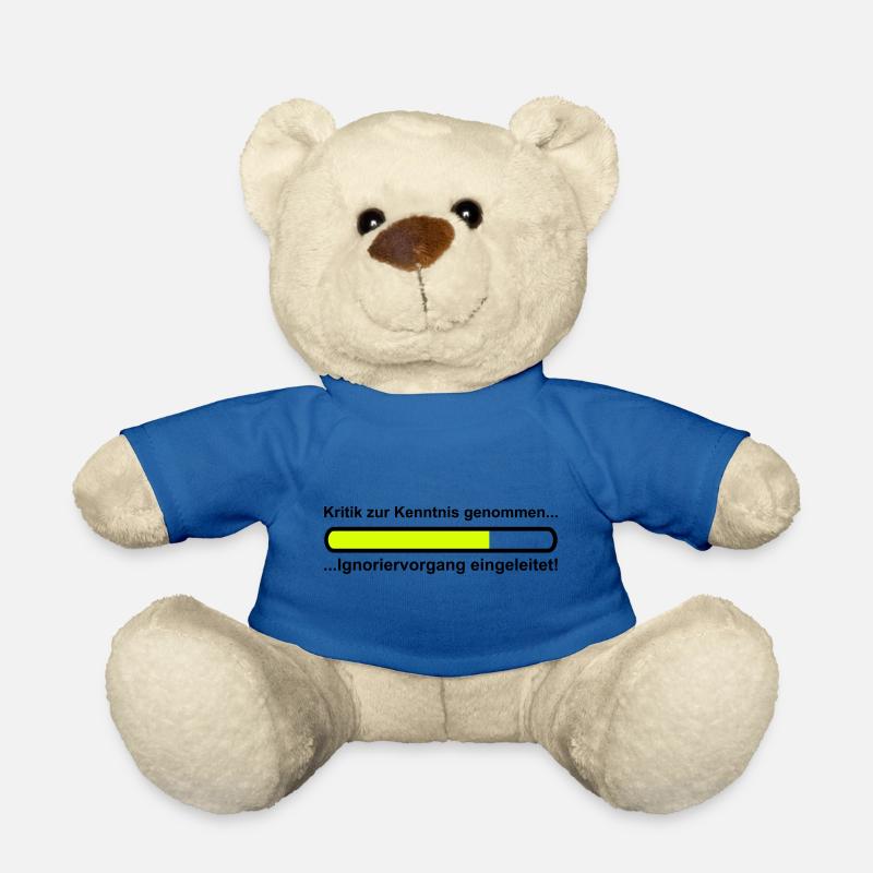 Ignoriervorgang - Nounours - bleu roi