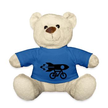 Rocket bike vélo bicyclette vélo rapidement - Nounours - bleu roi - Devant