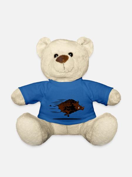 wildschwein - Teddy - Königsblau