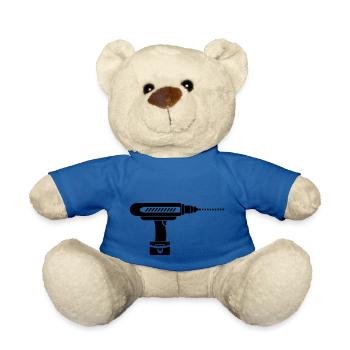 screwdriver drill - Teddy Bear - royal blue - Front