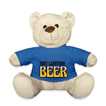 Le logo peut contenir de la bière - Nounours - bleu roi - Devant