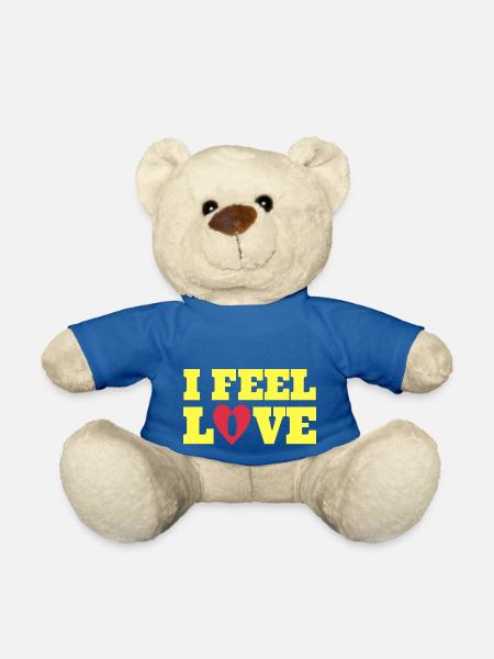 Ich fühle Liebe - Teddy - Königsblau