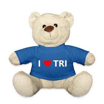 Triathlon Natation Bike Run Marathon - Nounours - bleu roi - Devant