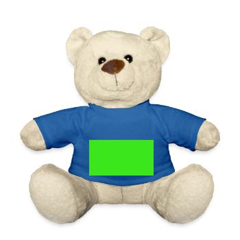 Einfach grünes tshirt - Teddy - Königsblau - Vorne