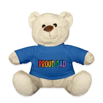 Stolzer Vater LGBTQ Stolz Eltern - Teddy - Königsblau - Vorne