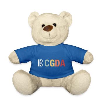 CGDA accordant l’alto, musicien à cordes rétro - Nounours - bleu roi - Devant