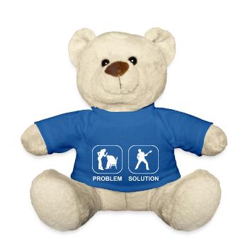 Gitarrist Musik Gitarristin Musiker Band Gitarre - Teddy - Königsblau - Vorne