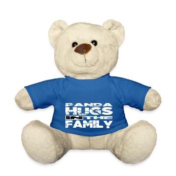 fun sayings geek present present idea - Teddy Bear - royal blue - Front