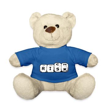 Risiko Reich Würfel Hustle Geschäftsleute Geld Bargeld Cool - Teddy - Königsblau - Vorne