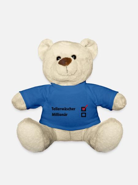 Tellerwäscher Millionär - Teddy - Königsblau
