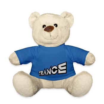 Lettrage Club Trance Techno - Nounours - bleu roi - Devant