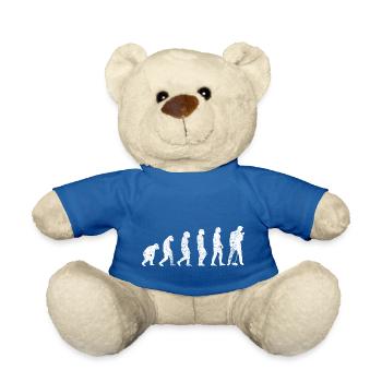Singer Band Singing Hobby Singer Singing Musicians - Teddy Bear - royal blue - Front