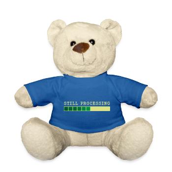 Stillbearbeitung – Trwa Przetwarzanie - Teddy - Königsblau - Vorne