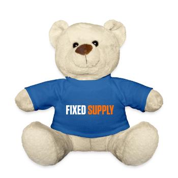 Bitcoin Hard Money Freedom Digital Money Value - Teddy Bear - royal blue - Front
