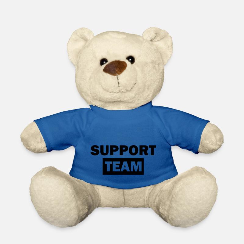 support team - Teddy Bear - royal blue