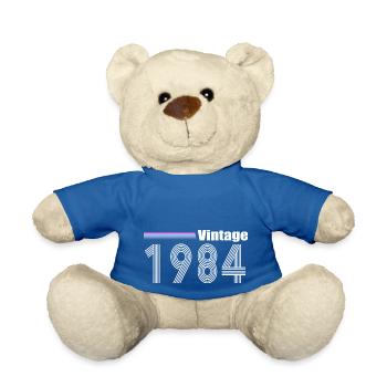 1984 - Teddy Bear - royal blue - Front