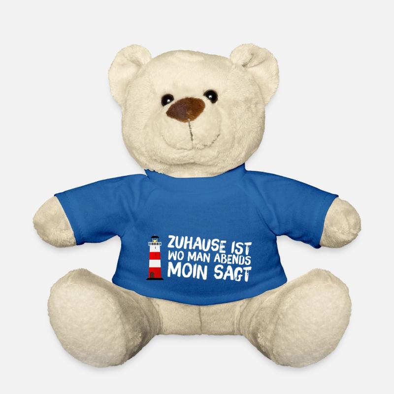 Zuhause ist wo man Abends Moin sagt! - Teddy - Königsblau