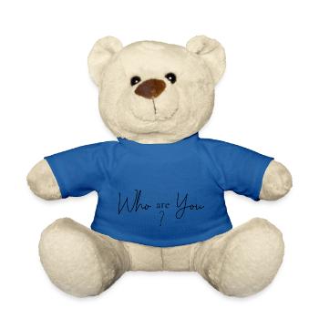 Wer bist Du - Teddy - Königsblau - Vorne