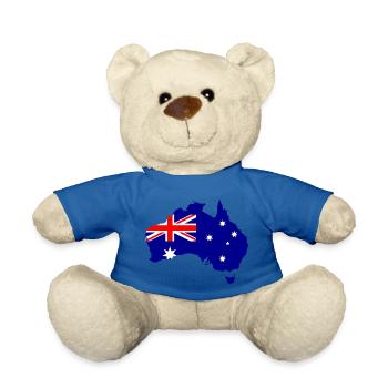 Australie 24ème - Nounours - bleu roi - Devant