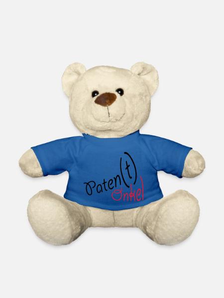 Parrain - Nounours - bleu roi