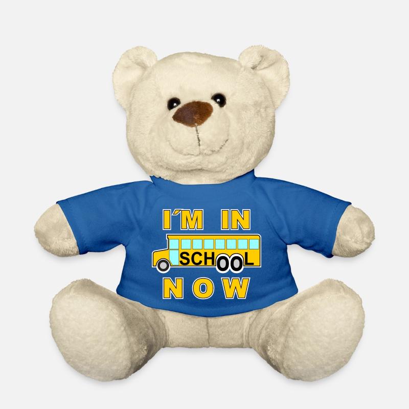School im in school now - Teddy Bear - royal blue