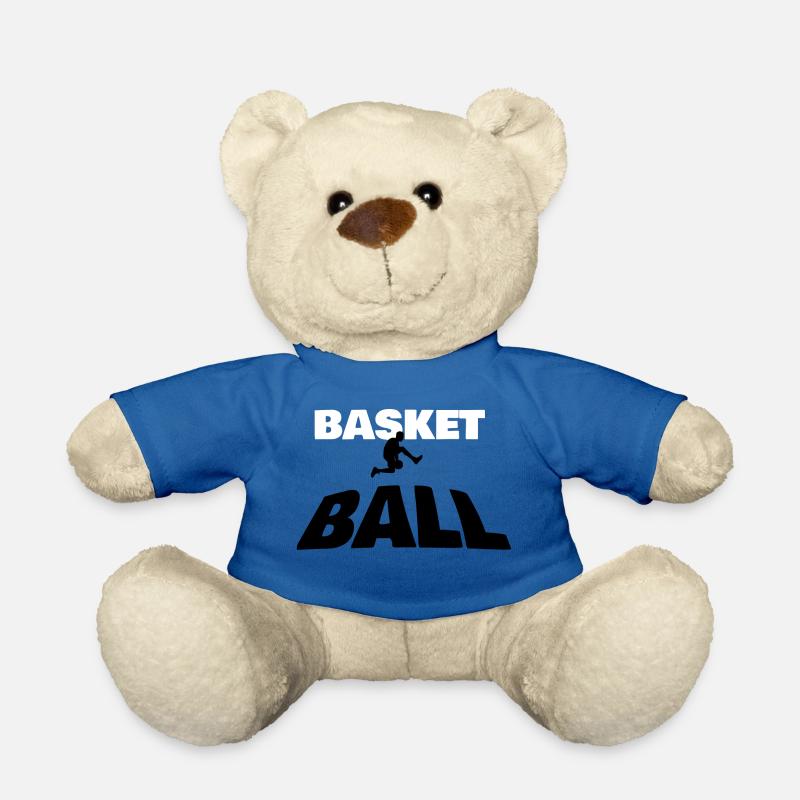 T shirt basketball - Nounours - bleu roi