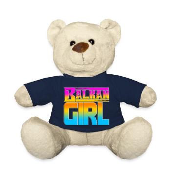 balkan croatia bosnia serbia juge exyu boy girl - Teddy Bear - french navy - Front