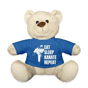 Karaté Hapkido Aïkido Arts Martiaux Arts Martiaux Judo - Nounours - bleu roi - Devant