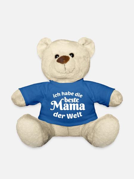 Ich habe die beste Mama der Welt - Teddy - Königsblau