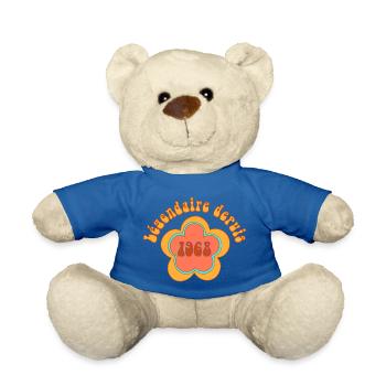 Legendär Seit 1968 Geboren Geburtstag - Teddy - Königsblau - Vorne