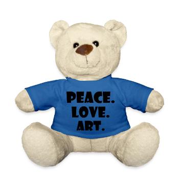 Dancing Dance Music - Teddy Bear - royal blue - Front