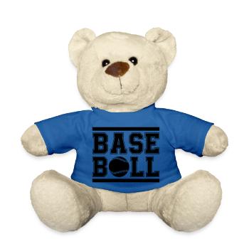 base-ball - Nounours - bleu roi - Devant