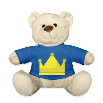 Krone - Teddy - Königsblau - Vorne