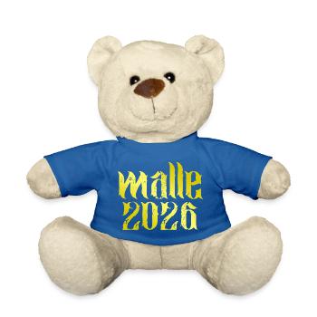 Malle 2026 - Teddy Bear - royal blue - Front