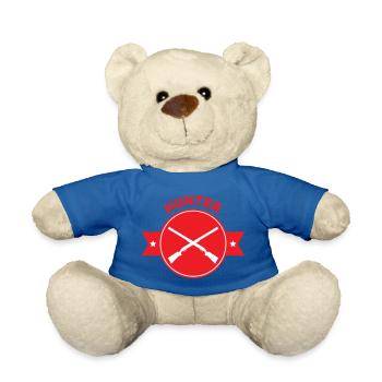 Chasse - Chasseur - Nounours - bleu roi - Devant