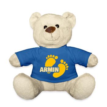 Baby Armin - Teddy Bear - royal blue - Front