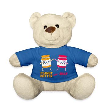 Peanut butter - Teddy Bear - royal blue - Front
