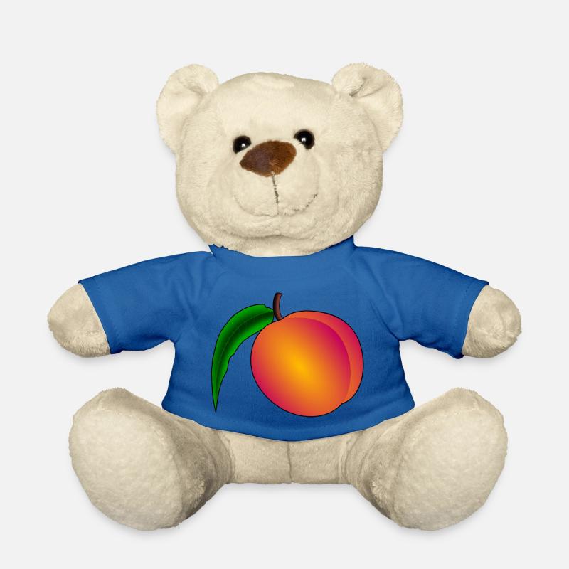 Pfirsich - Teddy - Königsblau