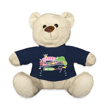 Hallo Kindergarten Chamäleon zum Personalisieren - Teddy - French Navy - Vorne
