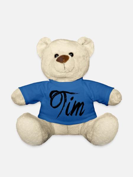 Tim - Teddy Bear - royal blue