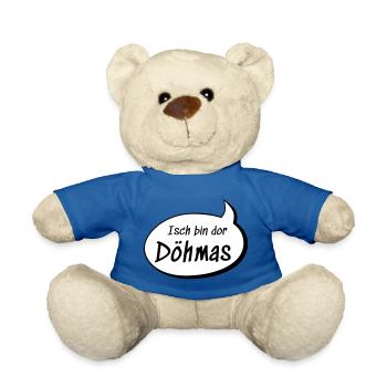 Isch bin dor Döhmas Thomas auf sächsisch lustig - Teddy - Königsblau - Vorne