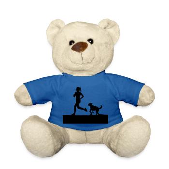 Chien Hund - Nounours - bleu roi - Devant