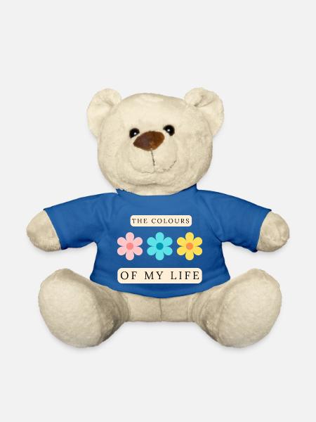 Die Farben meines Lebens Inspirierend - Teddy - Königsblau