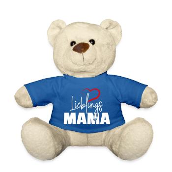 Lieblingsmama - Teddy - Königsblau - Vorne